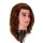 Gabbiano hairdressing practice head from WZ3 with natural hair, color 4#, length 8"