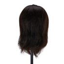 Gabbiano hairdressing practice and beard head WZ4 with natural hair, color 1#, length 8"+6"