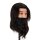 Gabbiano hairdressing practice and beard head WZ4 with natural hair, color 1#, length 8"+6"