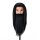 Gabbiano training head with hairdressers beard hair WZ4, synthetic hair, color 1#, length 8"+6"