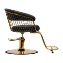 Hair System hairdressing chair Lile gold black