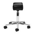 Mobile pedicure footrest black