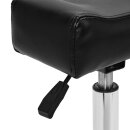 Mobile pedicure footrest black