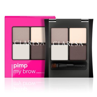 Claresa eyebrow styling kit PIMP MY BROW 01 soft brown 4.5 g