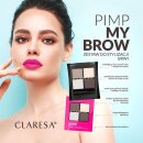 Claresa eyebrow styling kit PIMP MY BROW 02 deep brown 4.5 g