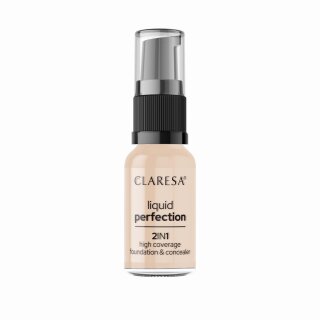 CLARESA 2W1 LIQUID PERFECTION CONTROLLER EN PODK   D LIQUID PERFECTION 102 WARM MEDIUM 18g