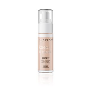 CLARESA Hydraterende creme-scrubcreme om de teint te verbeteren KEEP IT NUDE! 102 WARM MEDIUM