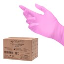 All4med disposable diagnostic gloves made of nitrile pink l 10 x 100 pieces