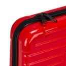 Barbers hairdressing case red