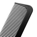 Hairdressing comb N-1217 with serrated teeth