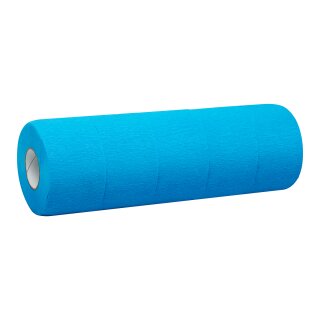 Hairdressing paper collar 5 pcs. blue