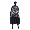 Barber cape with elasticated band, J-456