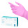 All4med disposable diagnostic gloves made of nitrile pink s 10 x 100 pieces