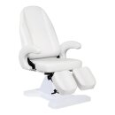 Hydraulic podiatry cosmetic table 112 white