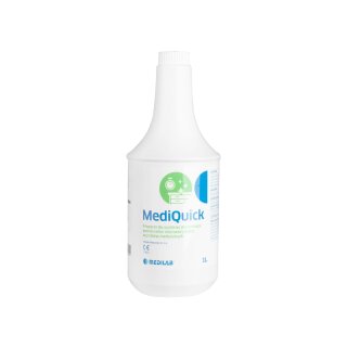 Desinfektionsmittel für Oberflächen mediquick 1 l mit Sprühkopf