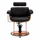 Gabbiano Florence styling chair with adjustable headrest black