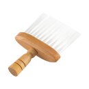 Neck brush hairdressers neck brush white bristles