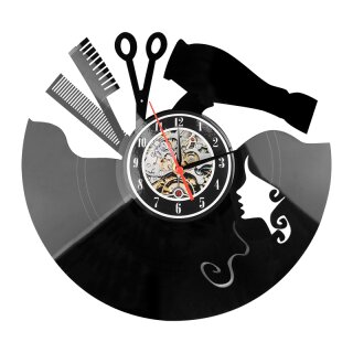 Clock decoration hairdresser Q-102