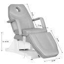 COSMETIC CHAIR ELECTRIC SOFT 1 MOTOR GRAY