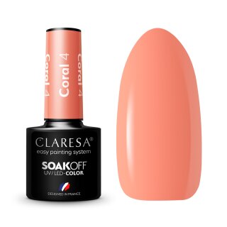 CLARESA gel polish CORAL 004 -5g