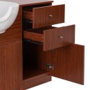 GABBIANO BARBER CONSOLE WITH SINK MT-1109