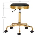 COSMETIC STOOL H7 GOLD BLACK