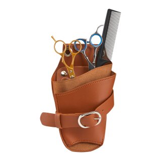 HOLSTER BELT FOR HAIRDRESSER T11 BROWN