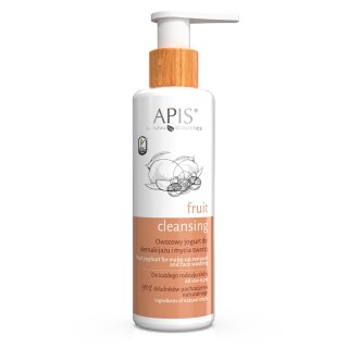 APIS fruityoghurt voor het verwijderen van make-up en face wash 150 ml