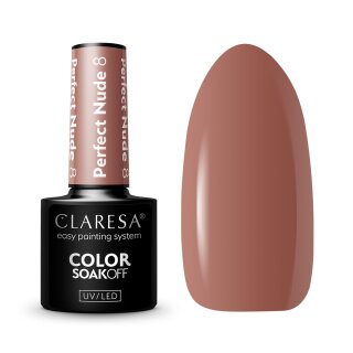 CLARESA hybride lak PERFECT NUDE 8 -5g