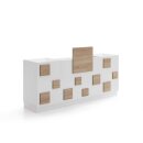 Vismara Empfangstresen Cube Drei-Block