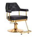 Gabbiano styling chair Granda gold black