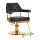 Gabbiano styling chair Granda gold black